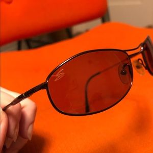 Serengeti 6733 Oval Aviator Sport Wrap Sunglasses